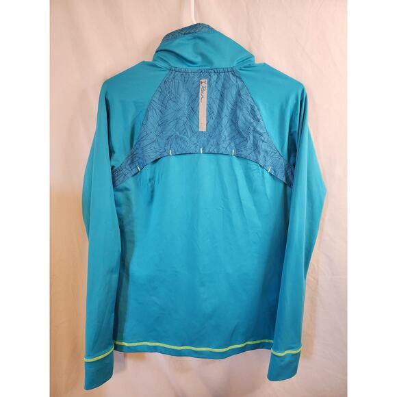 UNDER ARMOUR All Season Zip Up Blue Green Running Jacket Womens Small - Picture 2 of 8